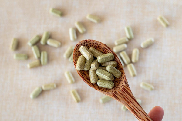 Herbal-based supplements in a spoon